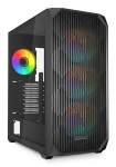 Sharkoon AK3 RGB Midi Tower Black