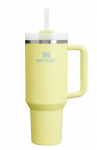 Stanley Thermos mug with straw The Quencher H2.O FlowState Tumbler 1.18L pomelo yellow-green