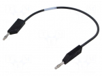 Test lead | 60VDC | 30VAC | 16A | with 4mm axial socket | Len: 0.25m