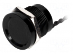 Switch: piezoelectric | Pos: 2 | SPST-NO | 0.2A/24VAC | 0.2A/24VDC