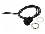 Switch: push-button | Pos: 2 | SPST-NO | 0.2A/48VDC | OFF-(ON) | IP67