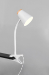 Trio Pongo LED clamping lamp white gaismeklis R25831101 4017807642766