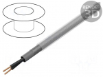 Wire | &Ouml;LFLEX&reg; CLASSIC 110 CY | 2x10mm2 | PVC | transparent | CPR: Eca