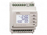 Meter: network parameters | for DIN rail mounting | LCD | 300V