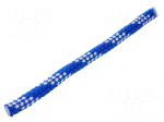 Rope | polypropylene | &Oslash;rope: 12mm | L: 50m | with a core | blue