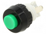 Switch: push-button | Pos: 2 | SPST | 0.7A/250VAC | OFF-(ON) | IP40