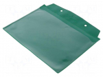 Document pocket | green | Size: A5