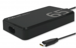 Qoltec GaN Super Fast Slim USB‑C USB‑C Laptop charger 65W