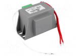 Transformer: mains | 30VA | 230VAC | 12V | 2.5A | Leads: 200mm leads
