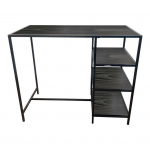 BAR TABLE GABE BLACK/BLACK 100X120X60CM