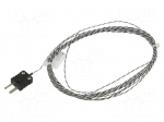 Sensor: temperature | thermocouple J | Insulation: PFA | -40&divide;260&deg;C