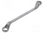 Wrench: ring | double-sided,bent | 24mm,26mm | L: 340mm | Gedore Red