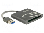 Card reader: memory | CFast&trade;,USB A plug | USB 3.0 | CFast 2.0 | PnP