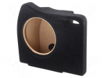 Car loudspeaker enclosure | MDF | black | textil | 15l | 250mm | 272mm