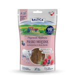 BALTICA Przysmaki Region&oacute;w Mono Meat Strips Lamb with Raspberries &ndash; dog treat &ndash; 90 g