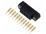 Connector: wire-wire/PCB | plug | male | PIN: 12 | Datamate J-Tek | 2mm