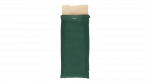 Outwell Contour Prime Green | Sleeping Bag | 220 x 85 cm | Temperature -13 to 16 &deg;C | 2-way L-shape open-end with auto lock