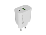 Natec Ribera USB Charger 1X USB-A + 1X USB-C 20W