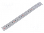 Ruler | figures horizontally arranged,self-adhesive | W: 11mm