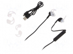 Bluetooth headphones with microphone | black | USB,USB micro