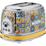 Ariete 2-slot toaster Positano (multicolored, 810 watts, for 2 slices of toast)