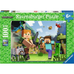 Ravensburger children's puzzle Minecraft - Steve and Alex (100 pieces)