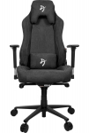 Arozzi Vernazza Soft Fabric Gaming Chair, Grey, Padded Seat and Backrest, 145 kg Capacity