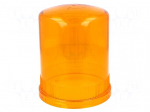 Signallers accessories: cloche | orange | IP65 | &Oslash;150x205mm | Mat: ABS