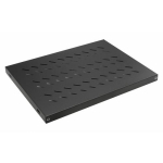 Equip 19" riiuliplaat serverikappidele 35cm 1U Black