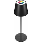 RealPower LED-RGB laualamp reguleeritava heledusega akuga, must