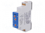 Timer | 1s&divide;100h | SPDT | 250VAC/16A | 12&divide;240VAC | 12&divide;240VDC | DIN | IP20