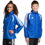 Kurtka dla dzieci adidas Tiro 26 League Windbreaker niebieska JY9723 140cm