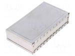 Enclosure: shielding | X: 68mm | Y: 122mm | Z: 27mm | steel