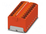 Splice terminal: rail | 32A | 450V | push-in | PA | L: 21.7mm | 0.2&divide;6mm2
