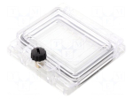 Inspection windows | polycarbonate | 88.7x89.6x23mm | IP65