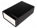Enclosure: with panel | 1598 | X: 160mm | Y: 250mm | Z: 76mm | ABS | black