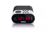 Another product iLike  Jaunums! Lenco radio pulkstenis  ar dubultā modinātāja funkciju  balts CR-07 White