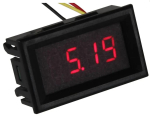 Voltmetra LED panelis, darba spriegums DC 3.5V-30V, mērspriegums DC 0-33V