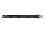 QNAP 4-bay ARM quad-core NAS 10GbE SFP+ and 2.5GbE connectivity | TS-432XEU-4G | Cortex-A57 | 16 GB | Black