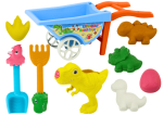 M&auml;nguala | PC | Konsoolid | Tarvikud // M&auml;nguasjad ja m&auml;ngud lastele // Zestaw Zabawek Do Piasku Toczka Sześć Foremek Konewka Dinozaury