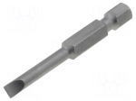 Screwdriver bit | slot | 4,0x0,5mm | Overall len: 50mm