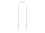 Back panel cover Apple  Crossbody Strap - Sand |