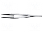 Tweezers | replaceable tips | Blade tip shape: flat | ESD
