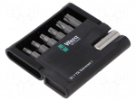 Kit: screwdriver bits | Pcs: 7 | Torx&reg; | 25mm | Package: plastic case