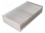 Heatsink: extruded | grilled | L: 150mm | W: 262mm | H: 60mm | aluminium