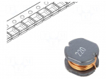 Inductor: wire | SMD | 22uH | 110m&Omega; | -40&divide;125&deg;C | &plusmn;20% | 1.5A | 7.8x7x5mm