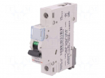 Circuit breaker | 230VAC | Inom: 63A | Poles: 1 | DIN | Charact: C | 6kA