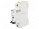 Circuit breaker | 230VAC | Inom: 1A | Poles: 1 | DIN | Charact: C | 6kA