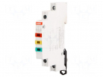 Module: voltage indicator | 3x230&divide;415VAC | DIN | 9mm