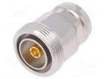 Adapter | 4.3-10 plug,7-16 socket | Insulation: teflon | 6GHz | 50&Omega;
